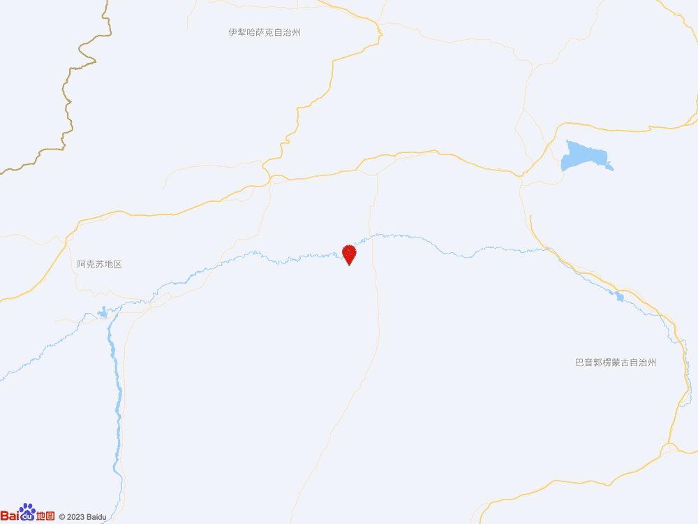 新疆阿克苏地区库车市（北纬40.93度，东经83.95度）发生4.5级地震